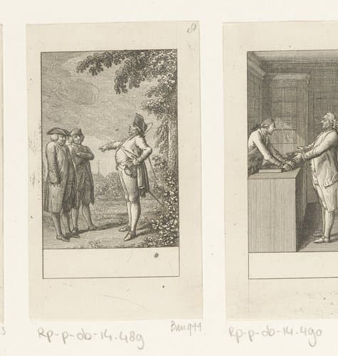 Dwaasheid van de opschepper by Daniel Nikolaus Chodowiecki