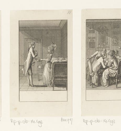 Dwaasheid van de liefde by Daniel Nikolaus Chodowiecki