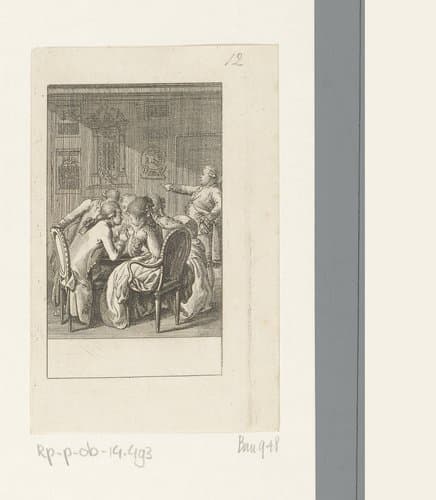 Dwaasheid van het vertrouwen op almanakken by Daniel Nikolaus Chodowiecki