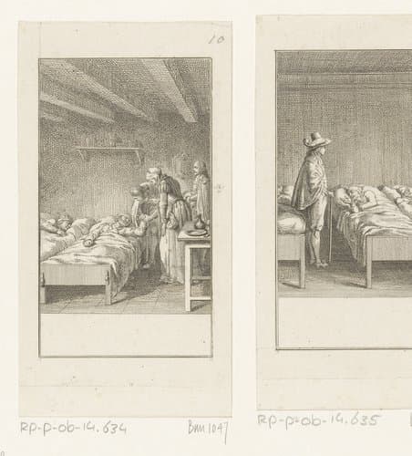 Gil Blas vertelt zijn stervende vader dat hij een beter mens is geworden by Daniel Nikolaus Chodowiecki
