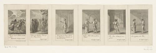 Zes voorstellingen uit Shakespeares Macbeth by Daniel Nikolaus Chodowiecki