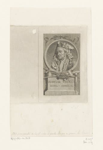 Portret van Hawser Trunnion by Daniel Nikolaus Chodowiecki