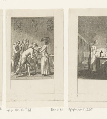 Lady Milford neemt afscheid van haar kamerheren by Daniel Nikolaus Chodowiecki