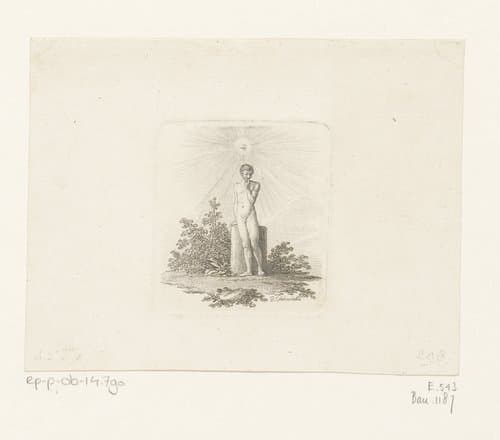 Berusting staande onder het oog van god by Daniel Nikolaus Chodowiecki