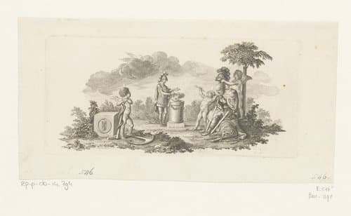 Allegorie op goed bevelhebberschap by Daniel Nikolaus Chodowiecki