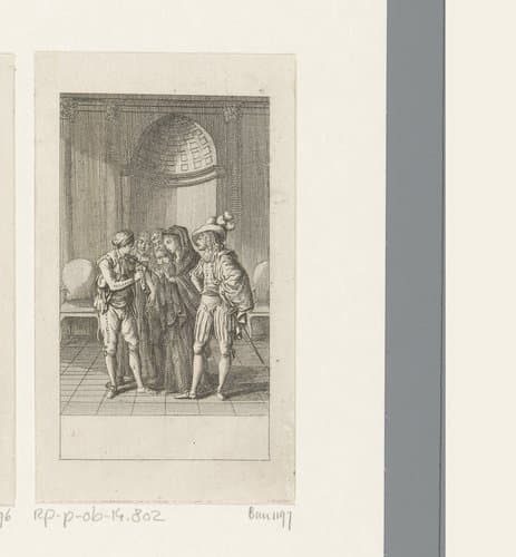 Figaro wordt geïdentificeerd als de zoon van Marcelline by Daniel Nikolaus Chodowiecki