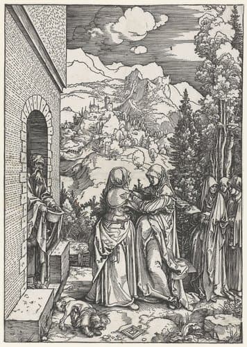 Visitatie by Albrecht Dürer