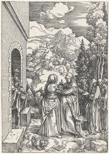 Visitatie by Albrecht Dürer