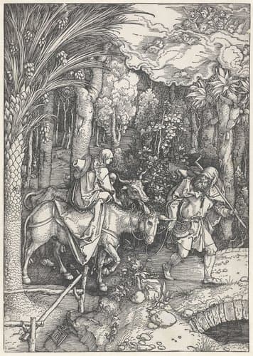 Vlucht naar Egypte by Albrecht Dürer