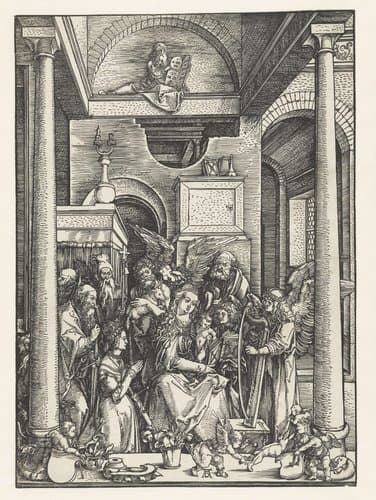 Verheerlijking van Maria by Albrecht Dürer