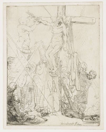 De kruisafname: schets by Rembrandt van Rijn