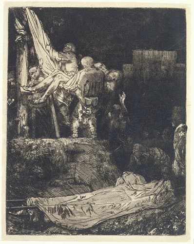 The Descent from the Cross by Torchlight by Rembrandt van Rijn
