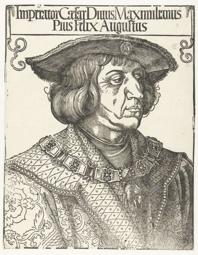 Maximiliaan I by Albrecht Dürer