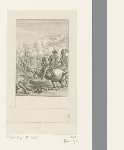 Actie bij Amstelveen op 1 oktober 1787 by Daniel Nikolaus Chodowiecki