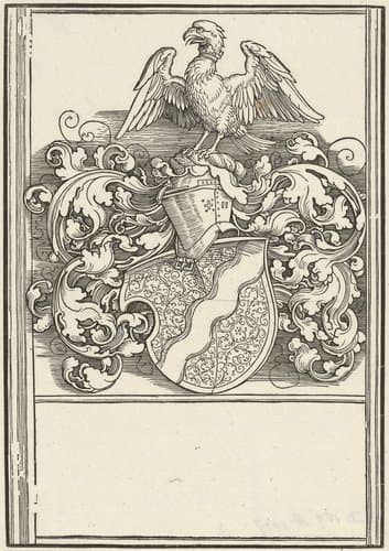 Wapen van Michael Behaim by Albrecht Dürer