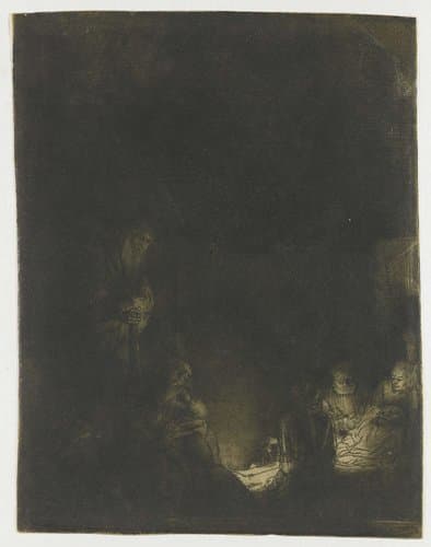 The Entombment by Rembrandt van Rijn