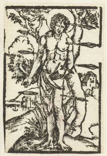 Heilige Sebastiaan by Albrecht Dürer