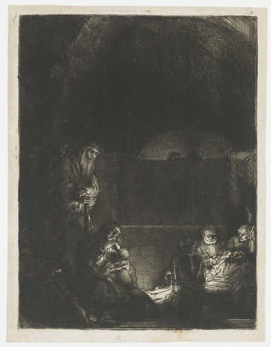 The Entombment by Rembrandt van Rijn