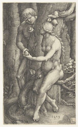 De zondeval by Lucas van Leyden