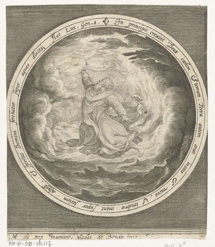 Van schepping tot verdrijving uit paradijs by Nicolaes de Bruyn