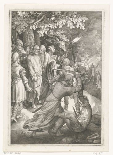 Gevangenneming van Christus by Nicolaes de Bruyn