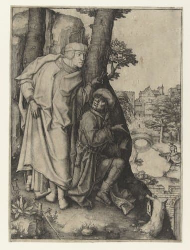 Suzanna en de ouderlingen by Lucas van Leyden