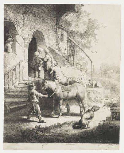 The good Samaritan by Rembrandt van Rijn