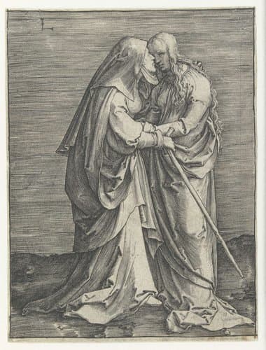 De visitatie by Lucas van Leyden