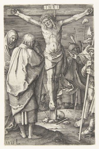Christus aan het kruis by Lucas van Leyden