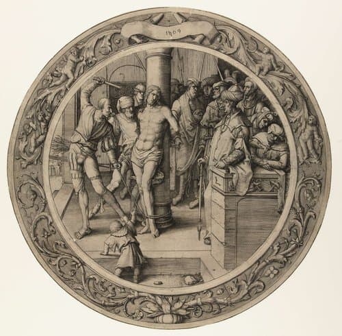 De geseling van Christus by Lucas van Leyden