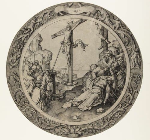 De kruisiging by Lucas van Leyden