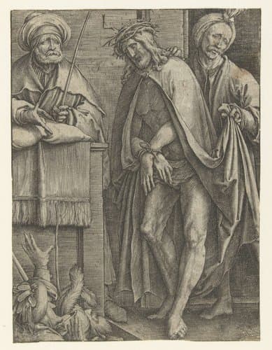 Christus door Pilatus aan het volk getoond (Ecce Homo) by Lucas van Leyden