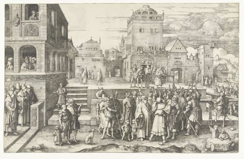 De grote Ecce Homo by Lucas van Leyden