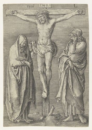 Christus aan het kruis by Lucas van Leyden