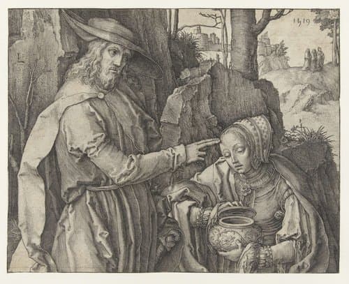 Christus verschijnt aan Maria Magdalena by Lucas van Leyden