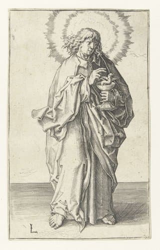 Christus en de apostelen by Lucas van Leyden