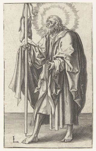 Christus en de apostelen by Lucas van Leyden