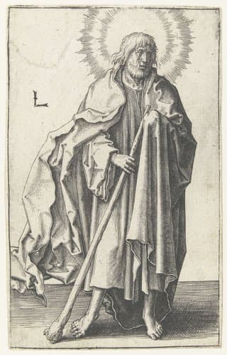 De apostel Judas Thaddeüs by Lucas van Leyden