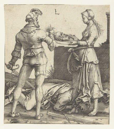 De onthoofding van Johannes de Doper by Lucas van Leyden