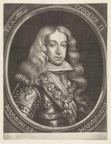 Portret van Karel II van Spanje by Carel Allard