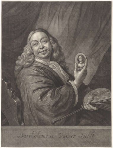 Portret van Bartholomeus Van der Helst by Abraham Bloteling
