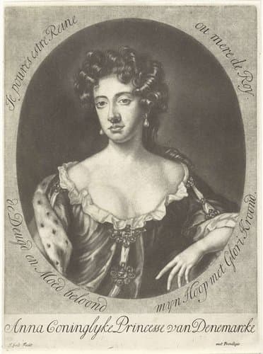 Portret van Anna Stuart by Jacob Gole