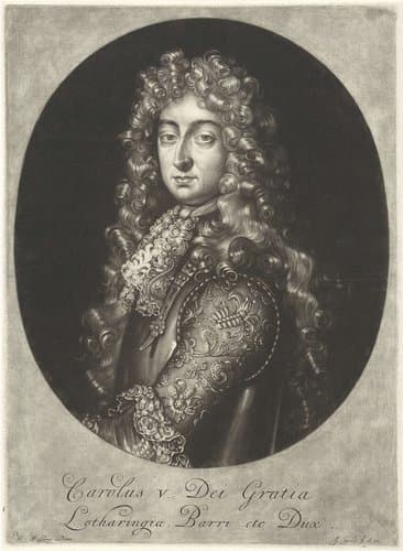 Portret van Karel V van Lotharingen by Jacob Gole