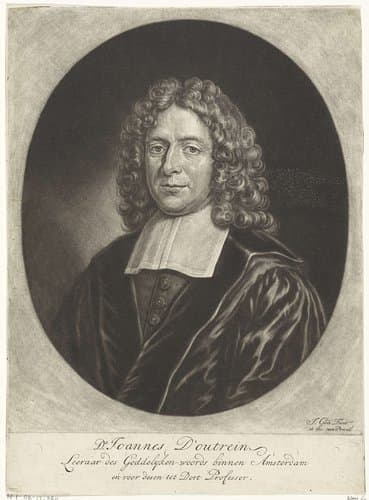 Portret van Johannes d'Outrein by Jacob Gole