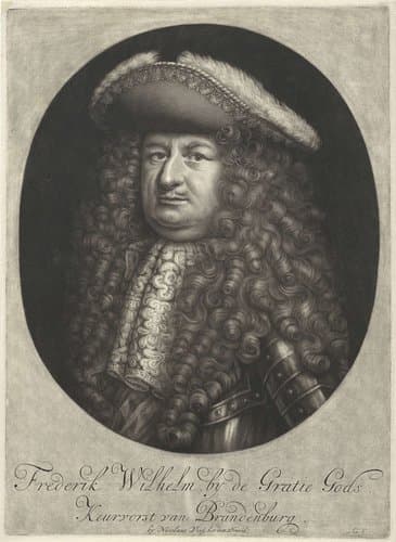 Portret van Frederik Willem I by Jacob Gole