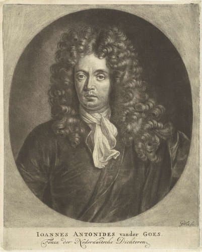 Portret van Jan Antonides van der Goes by Jacob Gole