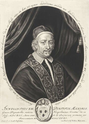 Portret van paus Innocentius XII by Jacob Gole