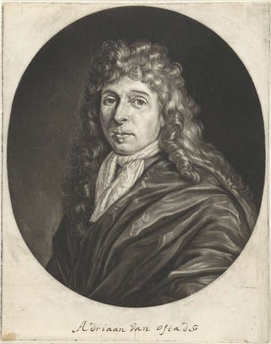 Portret van Adriaen van Ostade by Jacob Gole