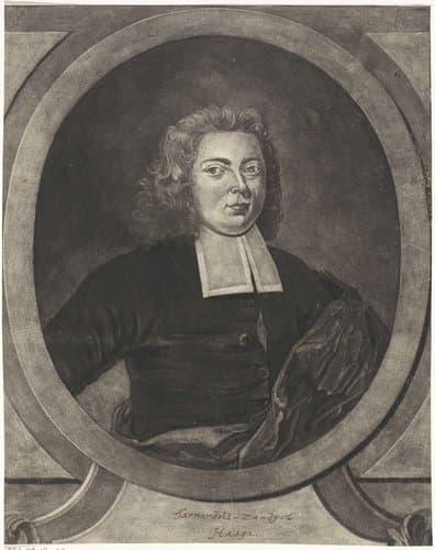 Portret van Bernardus Sandijk by Jacob Gole