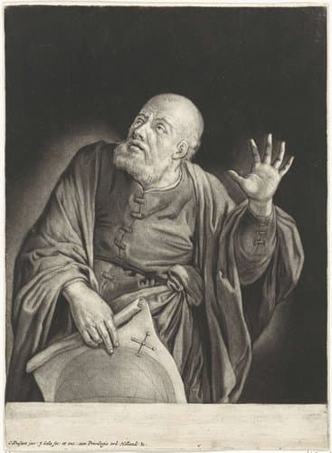 Huilende Heraclitus by Jacob Gole